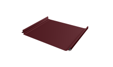 Кликфальц Про Grand Line 0,45 Drap ТХ с пленкой на замках RAL 3005 красное вино