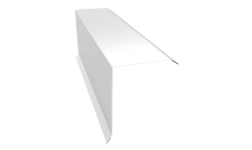 Планка торцевая 150х100 Grand Line 0,45 PE-Double с пленкой RAL 9003 сигнальный белый (2м)