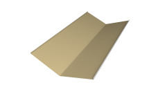 Планка ендовы нижней 300х300 Grand Line 0,45 PE lite с пленкой RAL 1014 слоновая кость (3м)