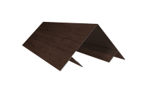 Планка угла внешнего составная верхняя Экобрус Grand Line 0,45 Print Premium Antique Wood TwinColor (2м)