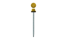 Саморез кровельный Daxmer 4,8х70 RAL 1018 (100) сверло №1