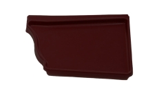 Заглушка правая Vortex Matt 127мм RAL 8017