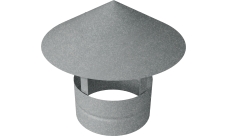 Дымник на трубу круглый d80 0,5 Zn