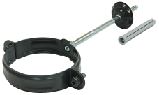 Хомут трубы GL PU 90 мм RAL 7024 мокрый асфальт