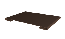 Планка стыковочная Grand Line 0,45 Drap-double TX RAL 8017 шоколад (2м)