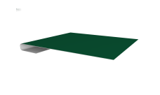 Планка завершающая 0,5 Satin с пленкой RAL 6005 зеленый мох (2м)