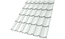 Профиль волновой Классик ("Classic") 0,45 PE RAL 9003 сигнальный белый