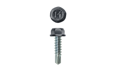 Саморез для забора по металлу Daxmer 4,8х19 без шайбы св.№2 (500 шт) RAL 7024