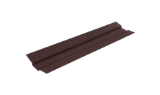 Накладка ендовы для композитной черепицы Luxard мокко (1,25м)