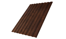 Профнастил С20A Grand Line 0,45 Print-Double Premium Cherry Wood Dark F