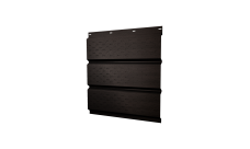 Софит металлический Grand Line полная перфорация 0,45 Print Elite с пленкой Coffee Wood TwinColor