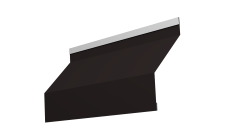 Ламель забора жалюзи Milan new Grand Line 0,5 PurPro Matt 275 с пленкой RAL 9005 черный