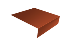 Планка лобовая/околооконная простая 190х50 Grand Line 0,45 Drap RAL 8004 терракота (2м)