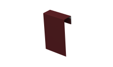 Соединительный профиль фибросайдинга 0,5 Satin с пленкой RAL 3005 красное вино (3м)