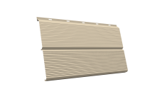 ЭкоБрус 0,345 Gofr Grand Line 0,5 Satin с пленкой RAL 1015 светлая слоновая кость