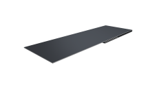 Планка финишная 48х25 Grand Line 0,5 Velur X RAL 7024 мокрый асфальт (3м)