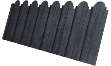 Профнастил C10A фигурный Grand Line 0,45 Print Premium Grey Wood TwinColor