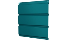 Софит металлический Классик v01 Grand Line без перфорации 0,45 PE с пленкой RAL 5021 водная синь