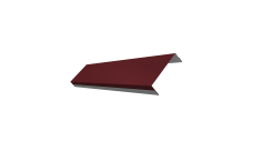 Ламель обратная 100 забора жалюзи Texas Grand Line 0,45 Drap TX RAL 3005 красное вино