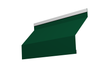 Ламель забора жалюзи Milan Slim 0,5 PE RAL 6005 зеленый мох