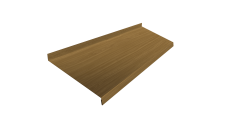 Отлив простой 200 Grand Line 0,45 Print Elite Honey Wood TwinColor (2м)