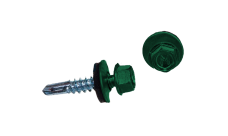 Саморез по металлу Daxmer 5,5х25 RAL 6029 (250) сверло №3