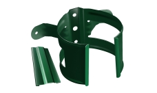 Кронштейн трубы на дерево GL PU 90 мм RAL 6005 зеленый мох