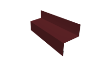 Отлив межэтажный 45 0,45 Drap TX RAL 3005 красное вино (2м)