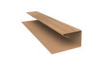 Планка П-образная завершающая сложная (КД) 0,45 Print Elite Honey Wood TwinColor (2м)