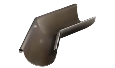 Угол желоба внешний Grand Line ПУ 135гр 125мм RR 32 темно-коричневый