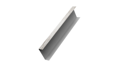 Декоративная накладка на столб универсальная 60х60 для забора жалюзи 0,45 Print Elite Snow Wood TwinColor (1,8м)