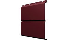 ЭкоБрус Grand Line 0,5 ПЭ слим с пленкой RAL 3005 красное вино