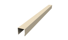 Планка вертикальная лицевая для забора жалюзи Palermo 0,45 Print Elite Milky Wood TwinColor (1,8м)