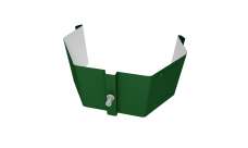 Крепление трубы для гофры на кирпич Vortex Lite PE RAL 6002 лиственно-зеленый