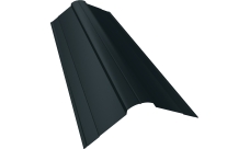 Планка конька фигурного 100х100 Grand Line 0,5 Satin Matt RAL 7016 антрацитово-серый (2м)