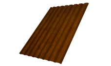 Профнастил С20A 0,45 Print-Double Premium Golden Wood Intense F