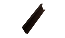 Декоративная накладка на столб универсальная 80х80 для забора жалюзи Grand Line 0,45 Print-Double Premium Antique Wood (2м)