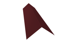 Планка конька плоского 145х145 0,45 Drap TX RAL 3005 красное вино (3м)