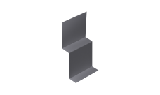 Стартовый профиль фибросайдинга Grand Line 0,7 PE с пленкой RAL 7004 сигнальный серый (2м)