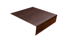 Планка лобовая/околооконная простая 190х50 0,45 Print Premium Cherry Wood Fresh TwinColor (3м)