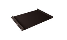 Кликфальц Grand Line 0,5 GreenCoat Pural BT с пленкой на замках RR 887 шоколадно-коричневый (RAL 8017 шоколад)