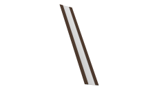 Крепежная планка жалюзи Milan, Milan Slim, Tokyo 0,5 PE RAL 8017 шоколад (1,8м)