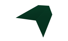 Планка карнизная широкая 100х85 Grand Line 0,45 Drap ST RAL 6005 зеленый мох (2м)