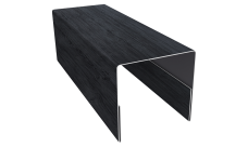 Планка П-образная заборная 20 Grand Line 0,45 Print Premium Grey Wood TwinColor (2,5м)