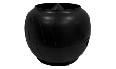 Дефлектор статический (колпак) Gervent 160мм черный