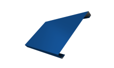 Ламель лицевая 200 забора жалюзи Texas 0,45 PE RAL 5005 сигнальный синий