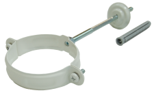 Хомут трубы Grand Line PU 100 мм RAL 9003 сигнальный белый