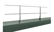 Ограждение кровельное для парапета на плоскую кровлю Zn (2,0х0,6м)