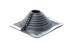 Проходной элемент (мастер флеш) прямой №4R (75-160мм) +185 EPDM серый