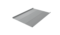 Фальц двойной стоячий Line Grand Line 0,7 PE с пленкой на замках RAL 7004 сигнальный серый